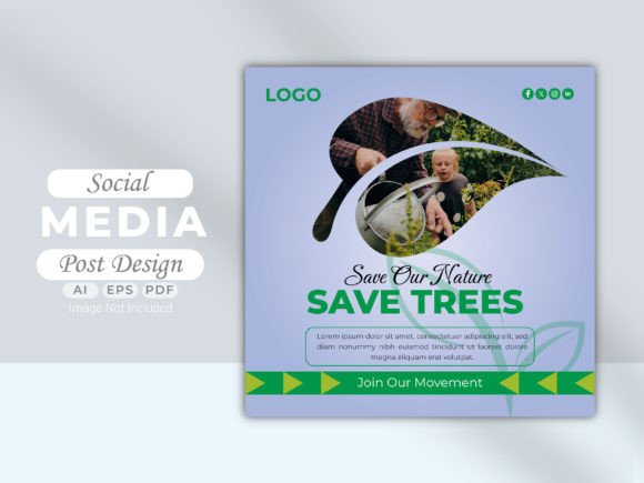 Download Saving Nature Social Media Post - Social media post Collection
