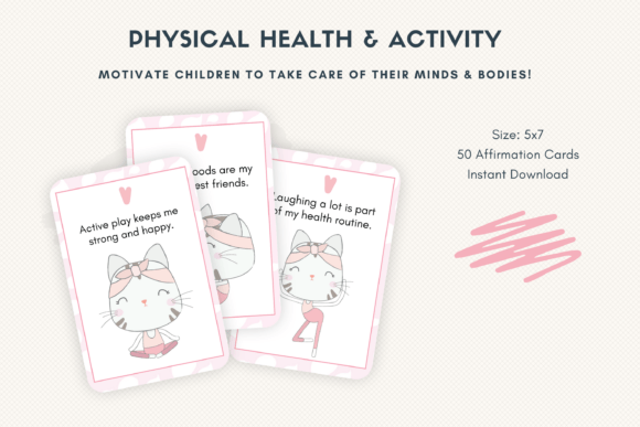 Download Physical Health &amp; Activity Cards for Kid - Health Collection