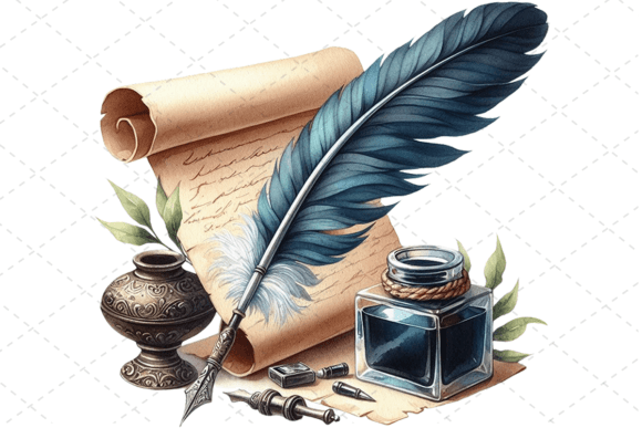 Download QuillCraft Watercolor Writer's Muse - Craft Collection