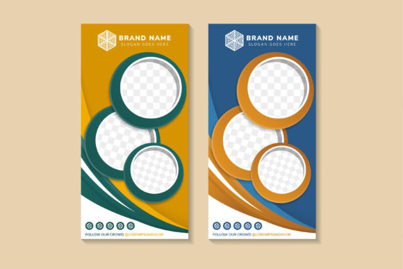 Download Circle Abstract Vertical Banner - Banner Collection