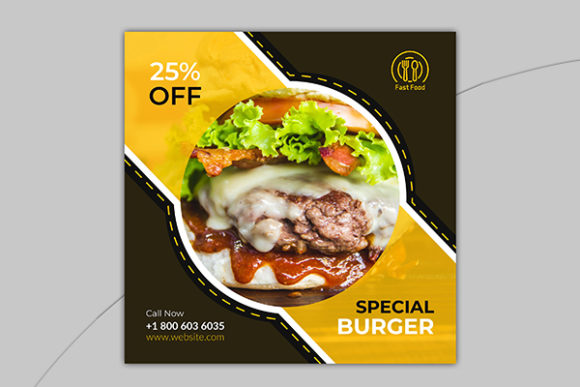 Download Food Social Media Post  and Banner - Banner Collection