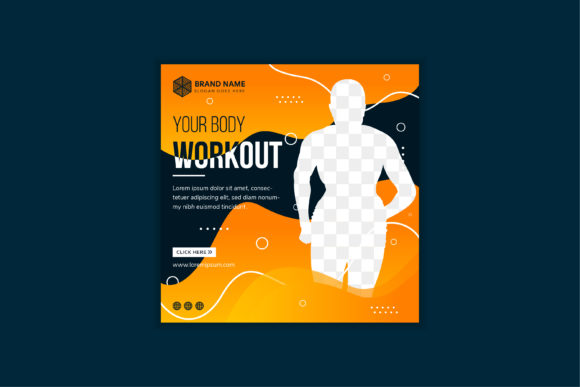 Download Media Square Banner Workout Liquid - Banner Collection