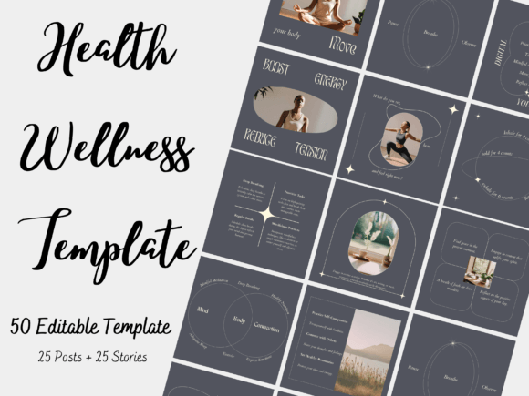 Download Health and Wellness Instagram Template - Health Collection