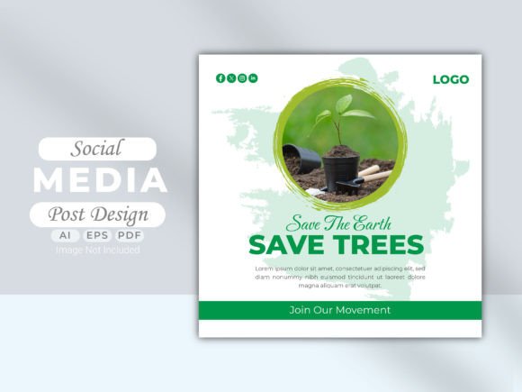 Download Saving Nature Social Media Post - Social media post Collection